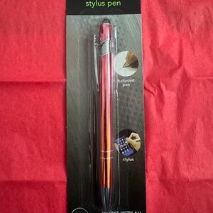 Red and Silver Stylus Pen